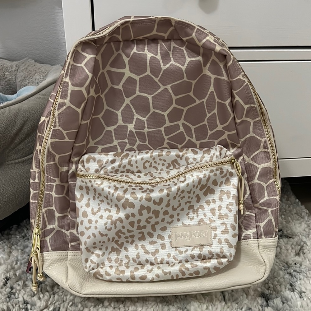 Jansport Luxe Animal print backpack